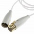 KAIBOER Interconnect Cable XLR Male to XLR Female Pure Silver 1.5m (Unit)