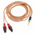 Balanced Headphone Cable Jack 2.5mm to Sennheiser 2-Pin Connectors OCC Pure Copper 1.25m