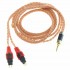 Balanced Headphone Cable Jack 2.5mm to Sennheiser 2-Pin Connectors OCC Pure copper 3m