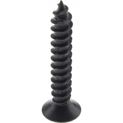 BTR Countersunk Head Wood Screws M4x25mm Steel Black