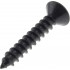 Hexagon Socket Countersunk Head Wood Screws M5x25mm Steel Black (x10)