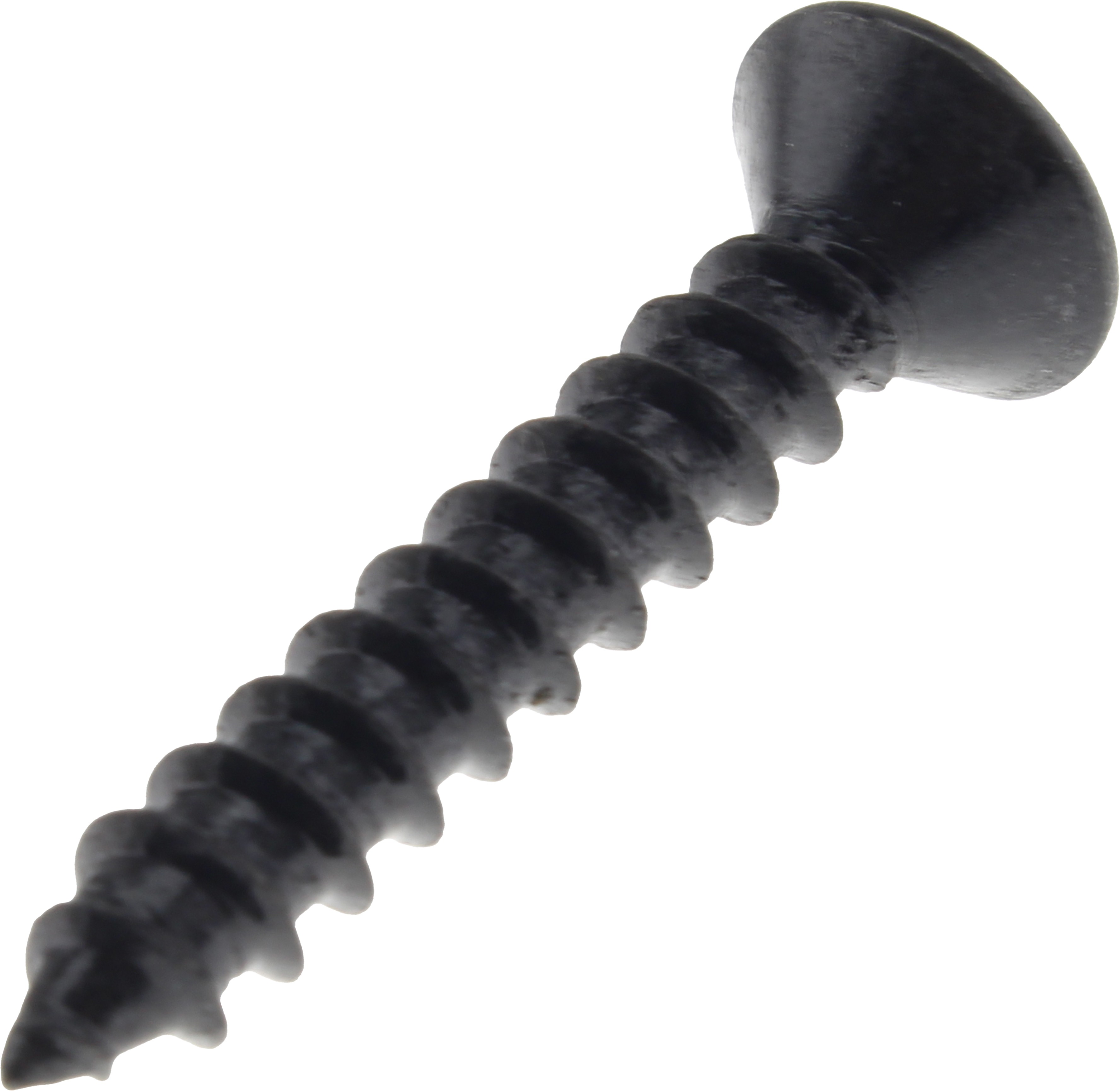 Hexagon Socket Countersunk Head Wood Screws M5x25mm Steel Black (x10)