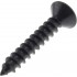 Hexagon Socket Countersunk Head Wood Screws M5x30mm Steel Black (x10)