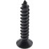 Hexagon Socket Countersunk Head Wood Screws M5x30mm Steel Black (x10)