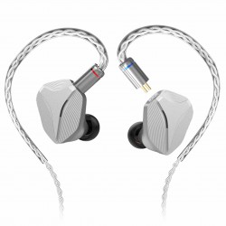 HIDIZS MP145 Écouteurs Intra-Auriculaire IEM Planar Magnétique 30 Ohm 104dB 20Hz-40Hz Argent