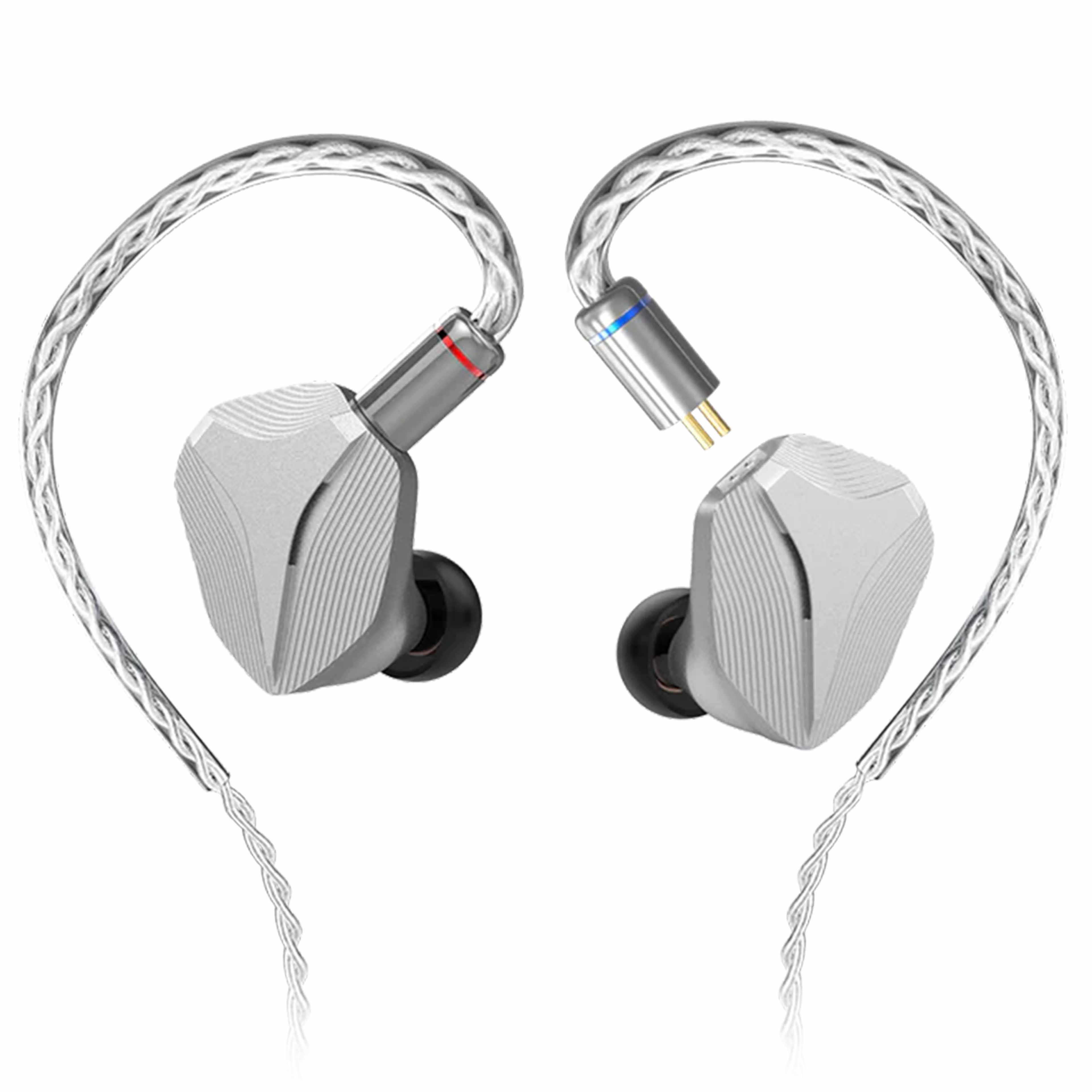 HIDIZS MP145 Écouteurs Intra-Auriculaire IEM Planar Magnetic 30 Ohm 104dB 20Hz-40Hz Argent