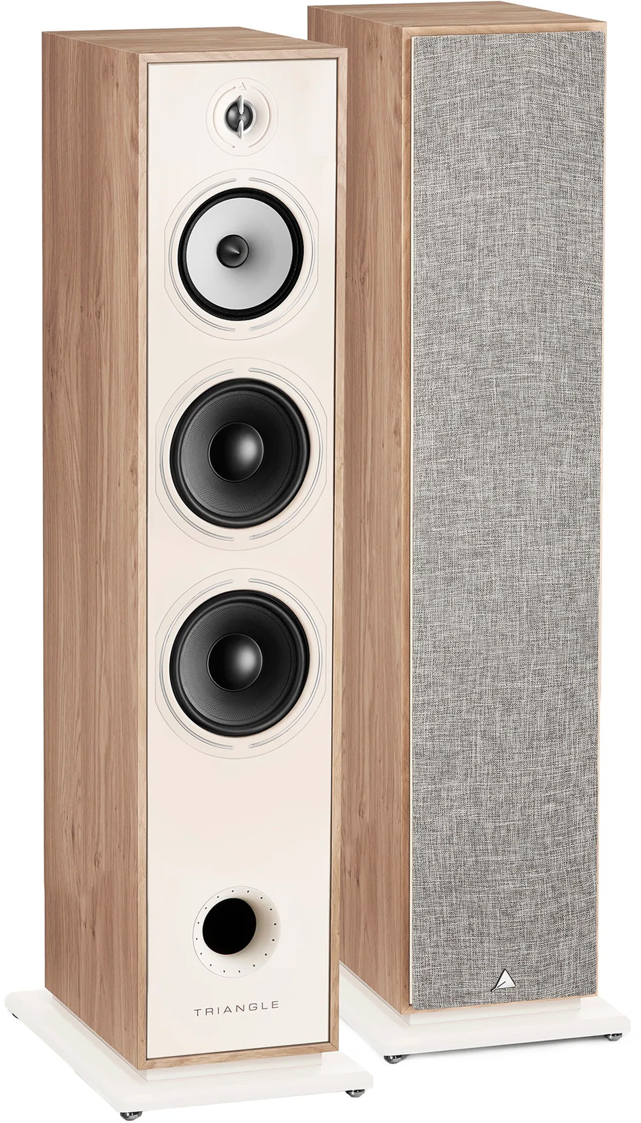 TRIANGLE BOREA BR10 Floor Standing Speakers 150W 92dB 40Hz-22kHz Light Oak (Pair)