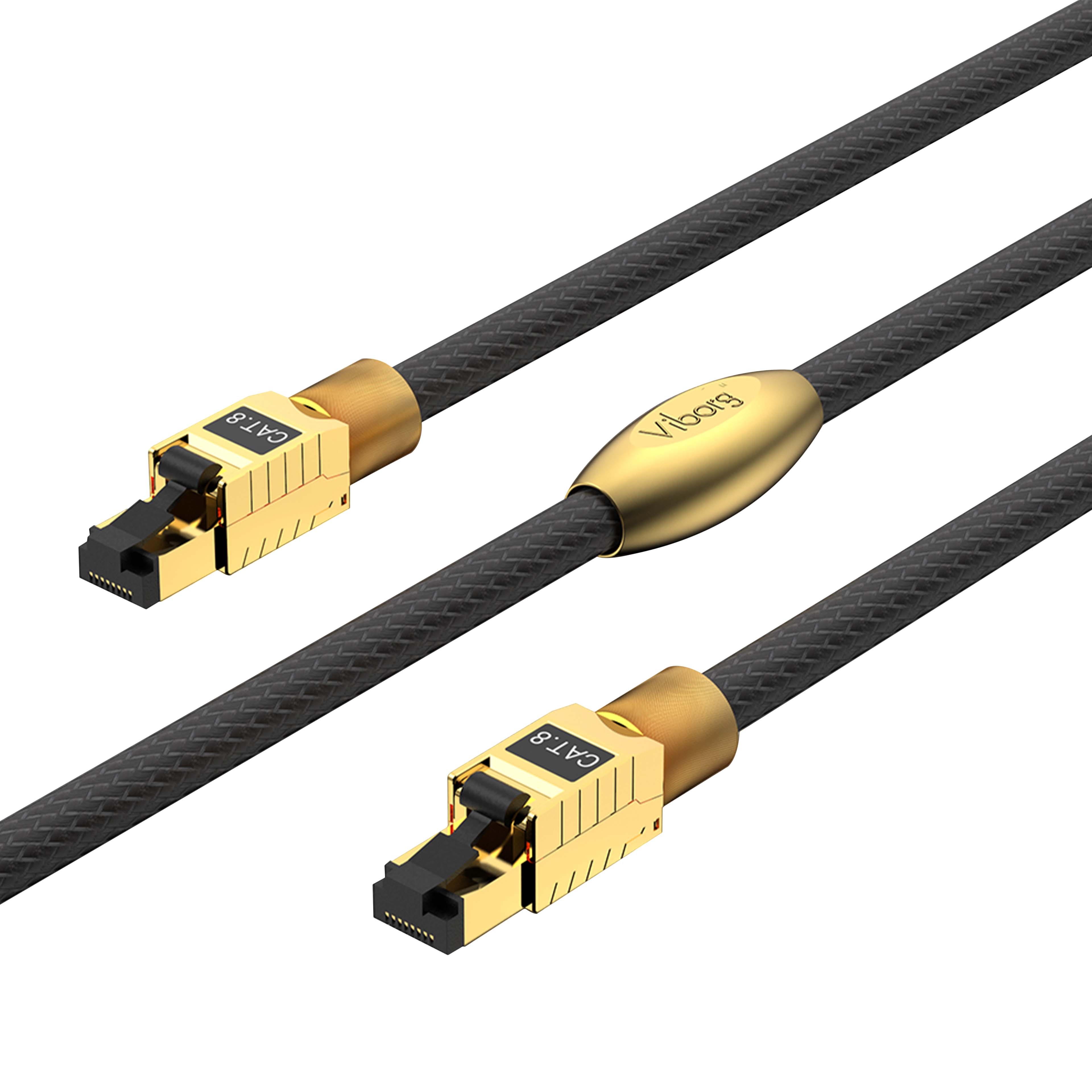 thumbnail image 2 of Audiophile HiFi Cat8 Ethernet Cable – RJ45 Network Patch Cable, Shielded, Made In Japan 2 of 6