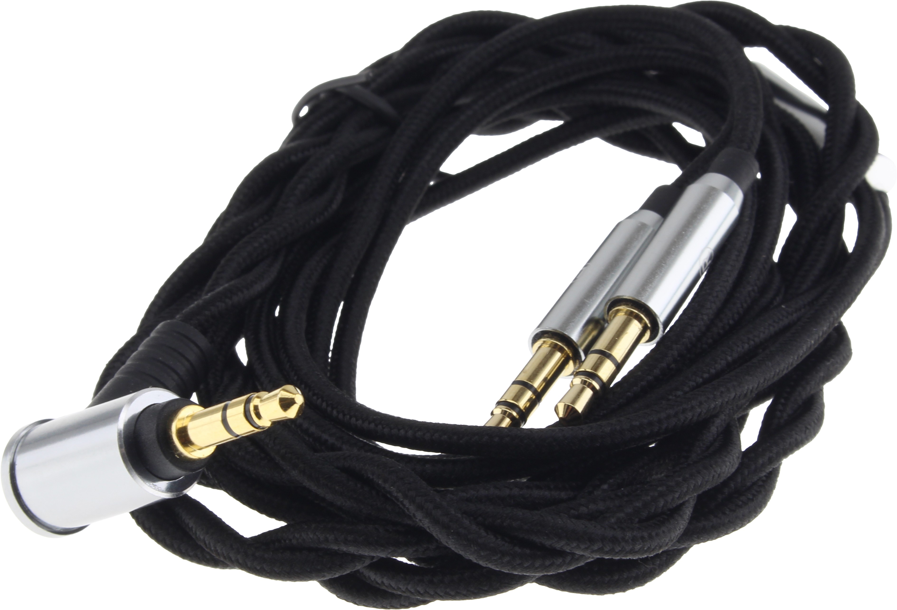 Câble pour Casque Jack 3.5mm vers 2x Jack 3.5mm Cuivre OFC 1.5m