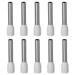 VIBORG VB1620R Cable Crimping Tips with Insulation OFC / Silver / Rhodium Plated Copper 16mm² (Set x10)
