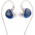 KIWI EARS x CRINACLE SINGOLO Écouteurs Intra-Auriculaires IEM Dynamique Ø11mm 32 Ohm Jack 3.5mm Bleu