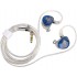 KIWI EARS x CRINACLE SINGOLO Écouteurs Intra-Auriculaires IEM Dynamique Ø11mm 32 Ohm Jack 3.5mm Bleu