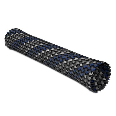 VIABLUE Braided Sleeve Blue 13-26mm