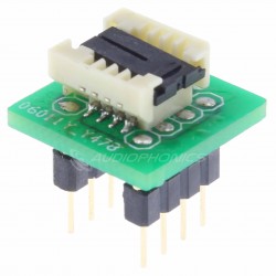 Adaptateur SOP8 vers DIP8 Clipsable à Souder sur Circuit Imprimé