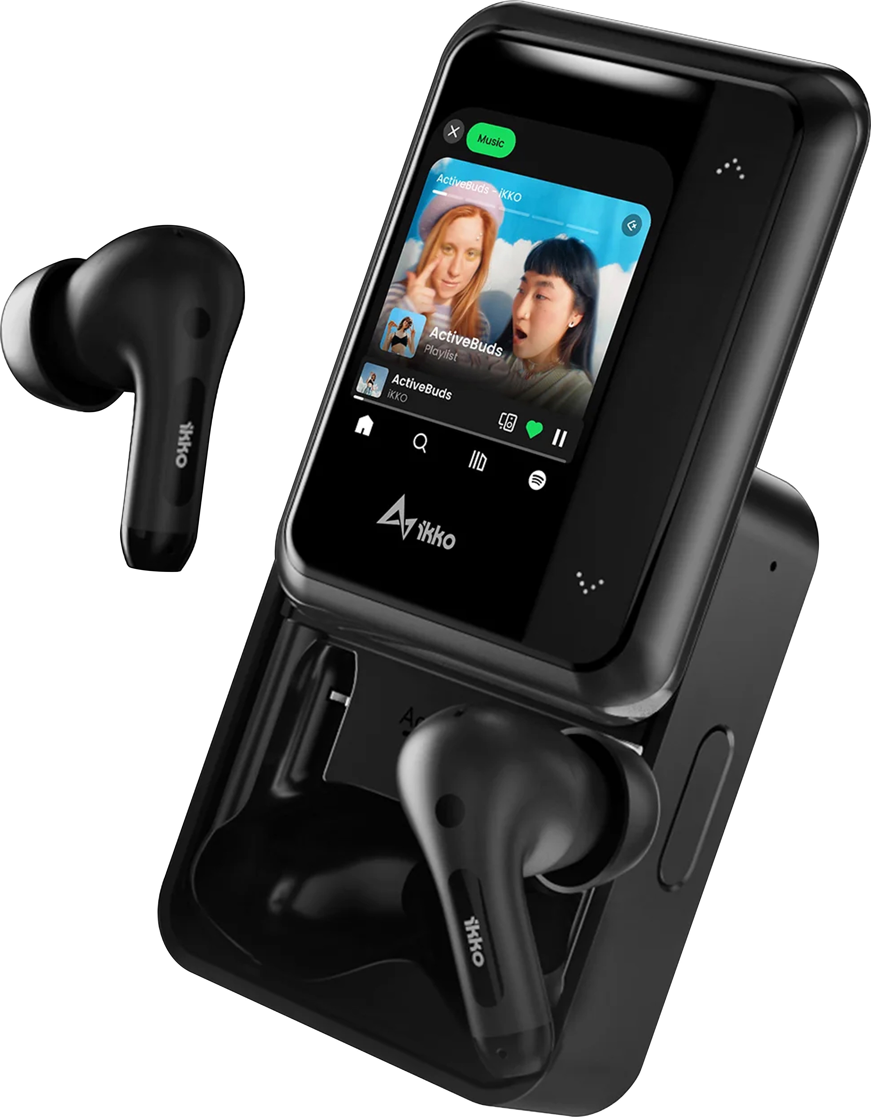 IKKO ACTIVEBUDS Wireless In-Ear Monitors TWS WiFi Bluetooth 4G AI ChatGPT Black