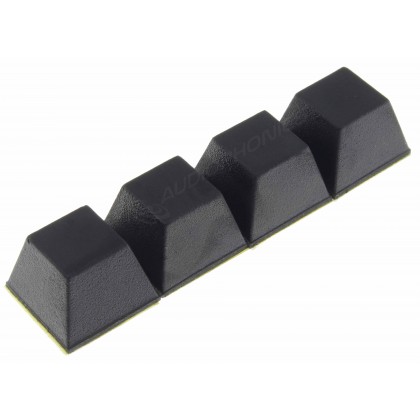 3M Polyurethane Damping Feet 20x14mm Black (Set x4)