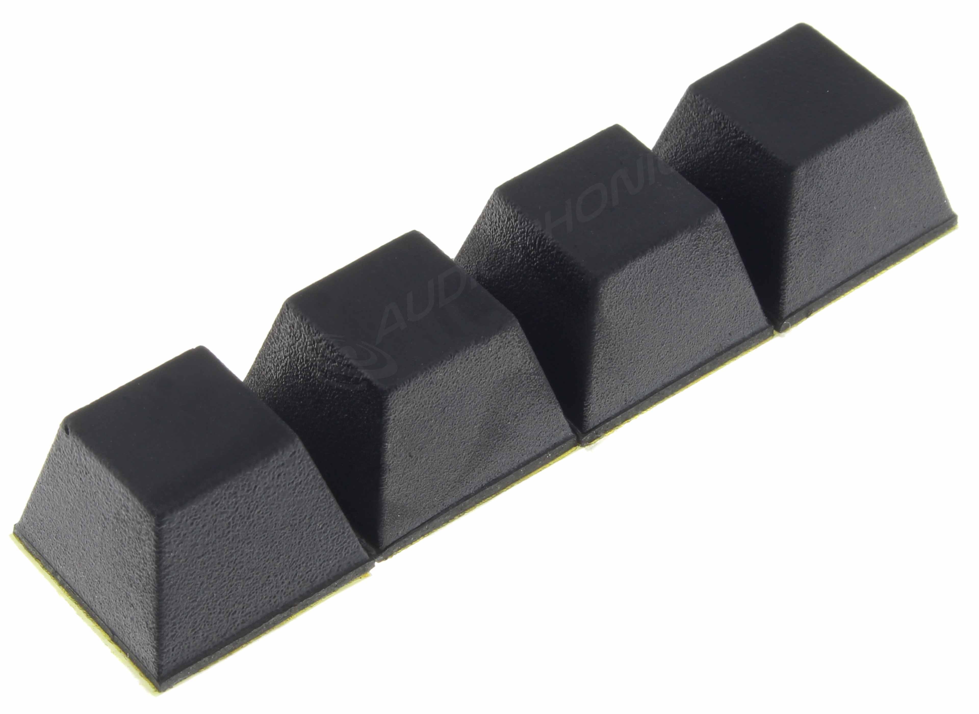 3M Pieds Polyuréthane 20x14mm Noir (Set x4)