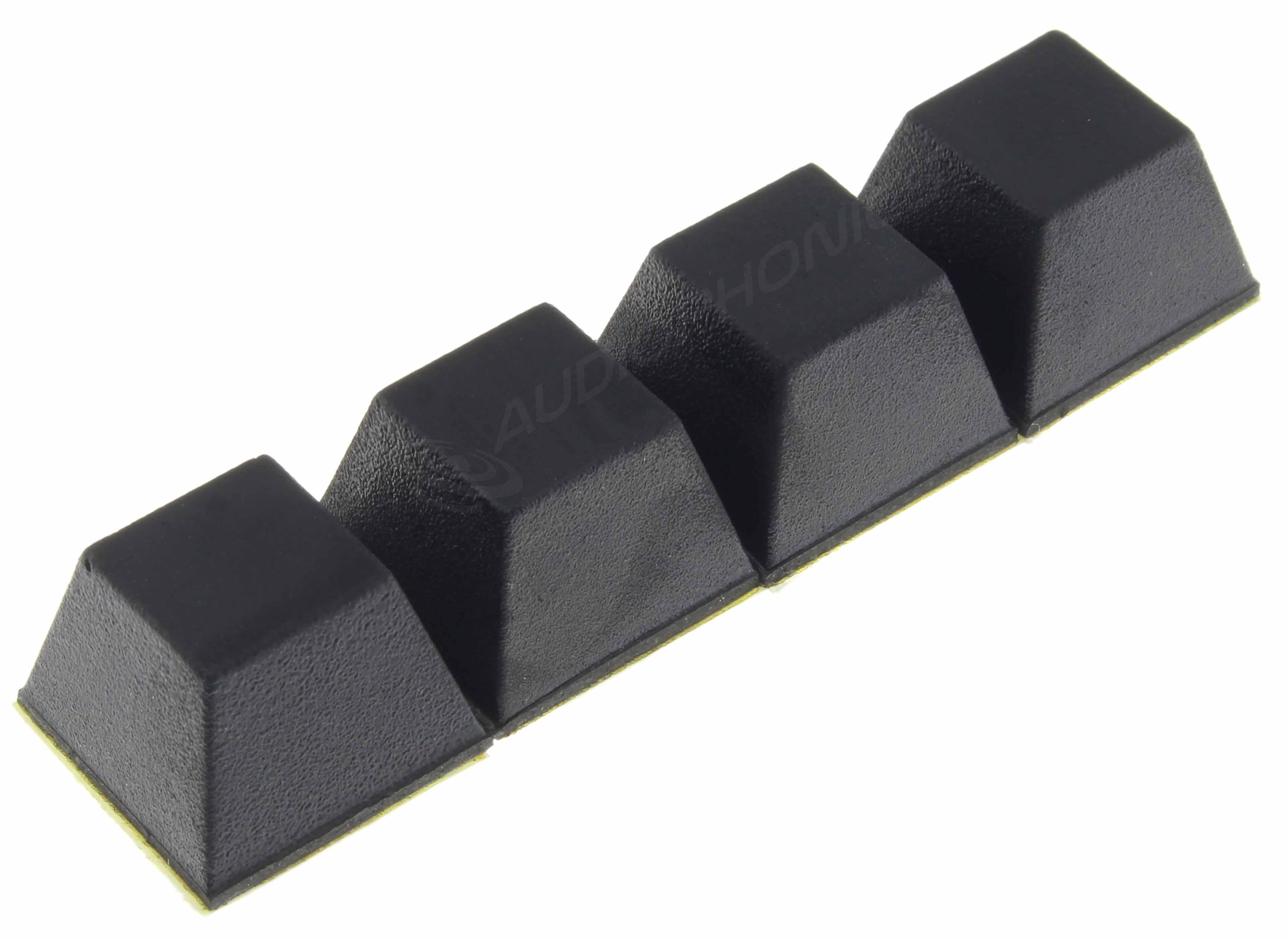 3M Polyurethane Damping Feet 20x14mm Black (Set x4)