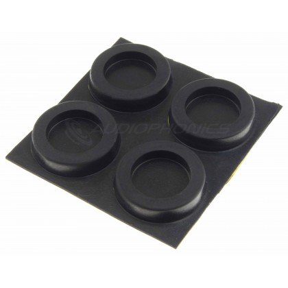 3M Rubber Feet 30x7mm Black (Set x4)