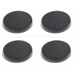 3M Rubber Feet 33x5mm Black (Set x4)