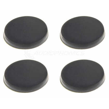 3M Pieds Caoutchouc 33x5mm Noir (Set x4)