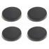 3M Pieds Caoutchouc 33x5mm Noir (Set x4)