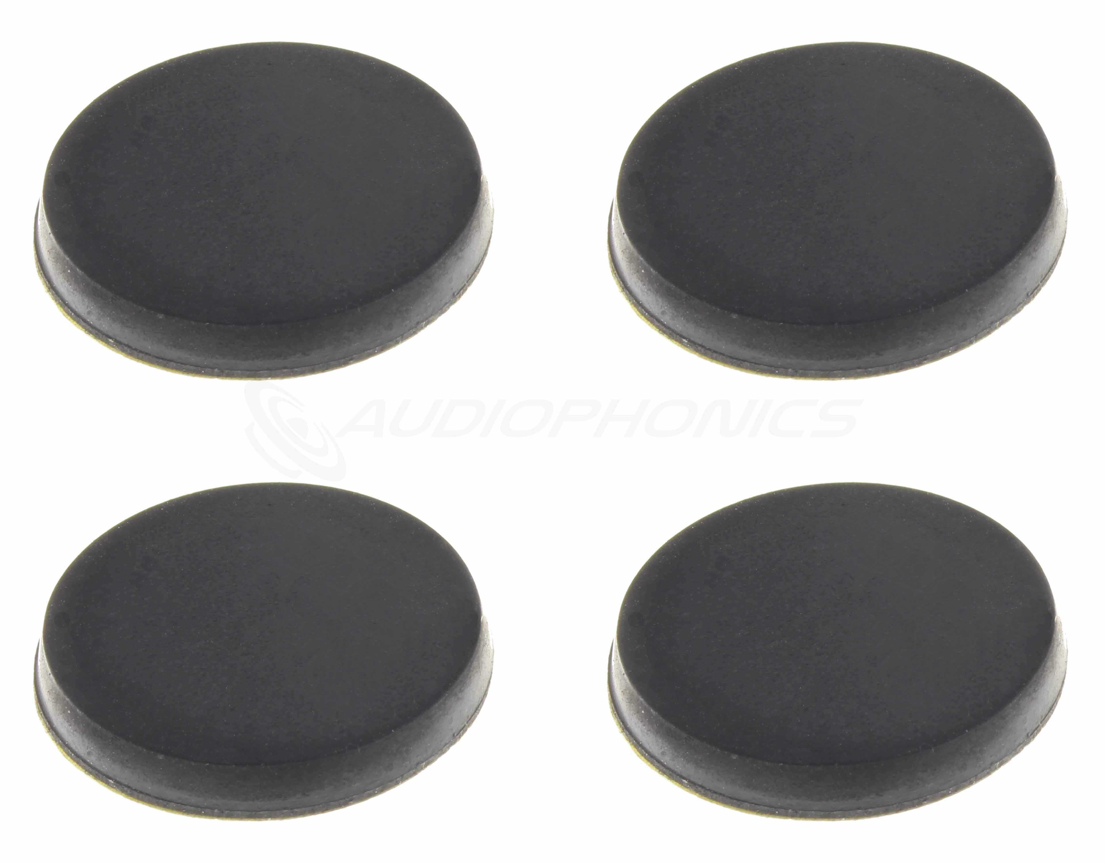 3M Pieds Caoutchouc 33x5mm Noir (Set x4)