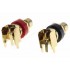  Gold-Plated RCA Socket for Printed Board (Pair)