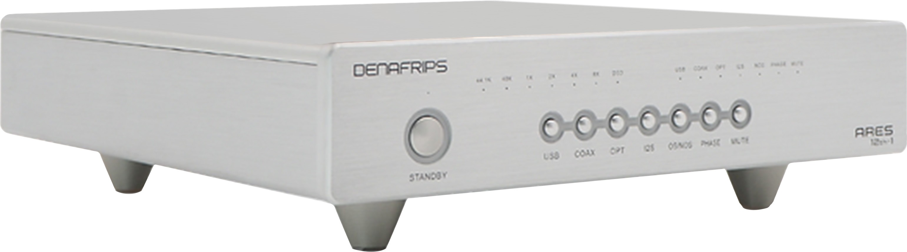 DENAFRIPS ARES 12TH DAC R2R Symétrique 24bit 1536kHz DSD1024 Argent