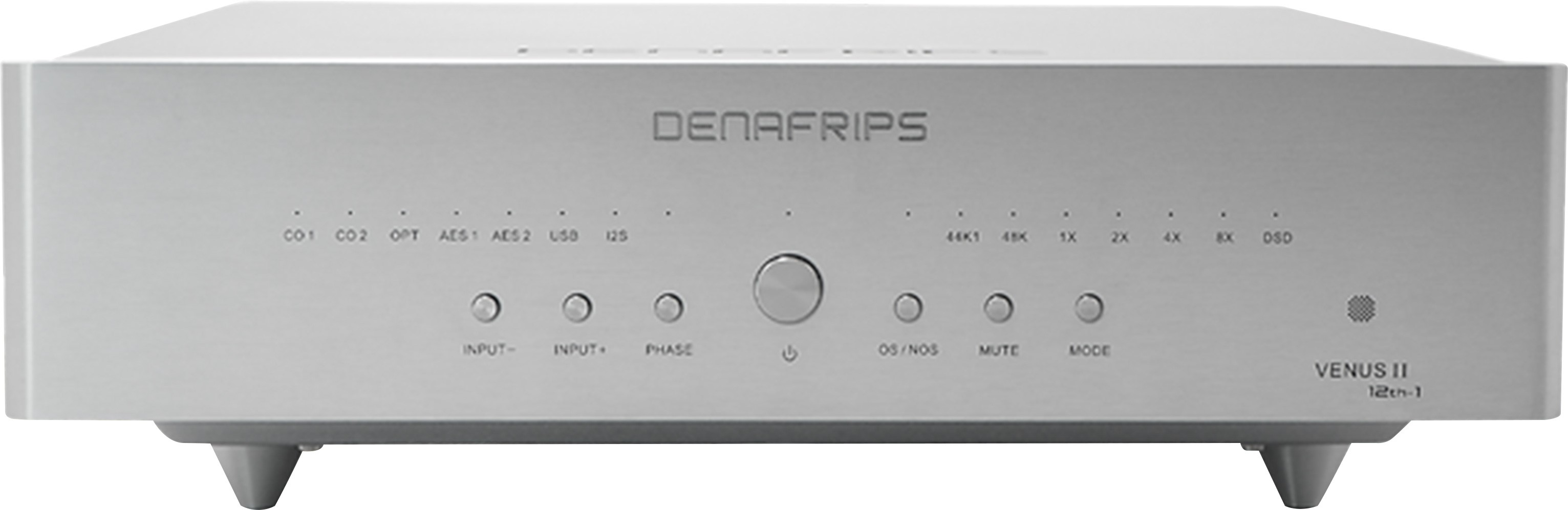 DENAFRIPS VENUS II 12TH-1 DAC R2R Symétrique 24bit 1536kHz DSD1024 Argent