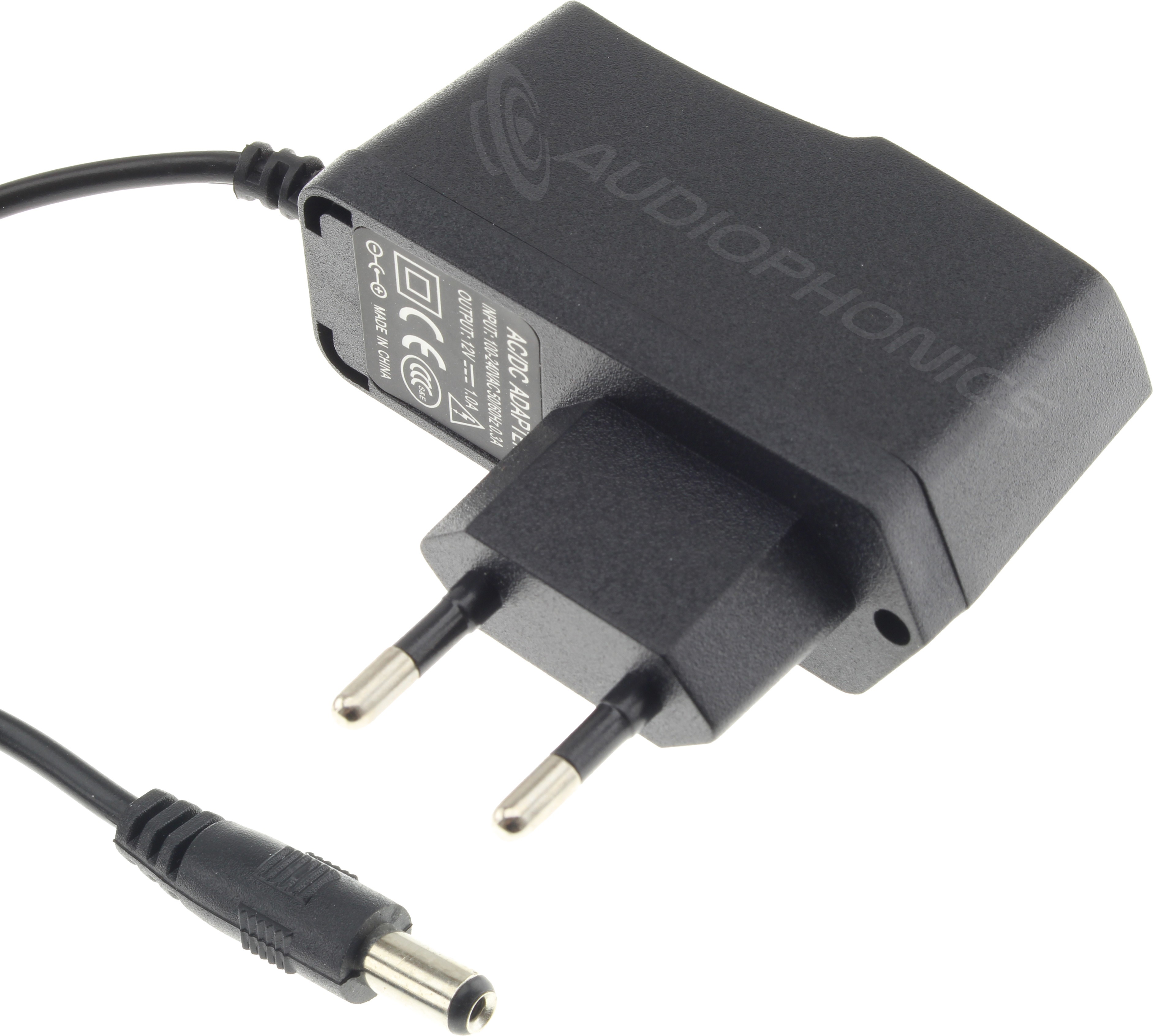 AC/DC Switching Power Adapter 100-240V AC to 12V 1A DC