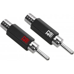 RAMM AUDIO 20800-RT Banana plugs Tellurium Copper Rhodium Plated Cryogenic Treatment Ø8mm (Pair)