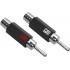 RAMM AUDIO 20800-RT Banana Plugs Tellurium Copper Rhodium Plated Cryogenic Treatment Ø8mm (Pair)