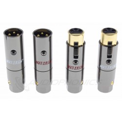 NEOTECH NEX-OCC II Male / Female XLR Connectors 3-Pole Gold-Plated Cryo Copper UP-OCC Ø13mm (Set x4)