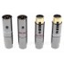 NEOTECH NEX-OCC II Male / Female XLR Connectors 3-Pole Silver / Gold Plated Cryo Copper UP-OCC Ø13mm (Set x4)