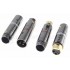 NEOTECH NEX-OCC II Male / Female XLR Connectors 3-Pole Silver / Gold Plated Cryo Copper UP-OCC Ø13mm (Set x4)