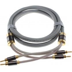 LUDIC MAGICA Speaker Cables Banana OCC Copper Gold Plated Cryogenic Treatment 2.5m (Pair)