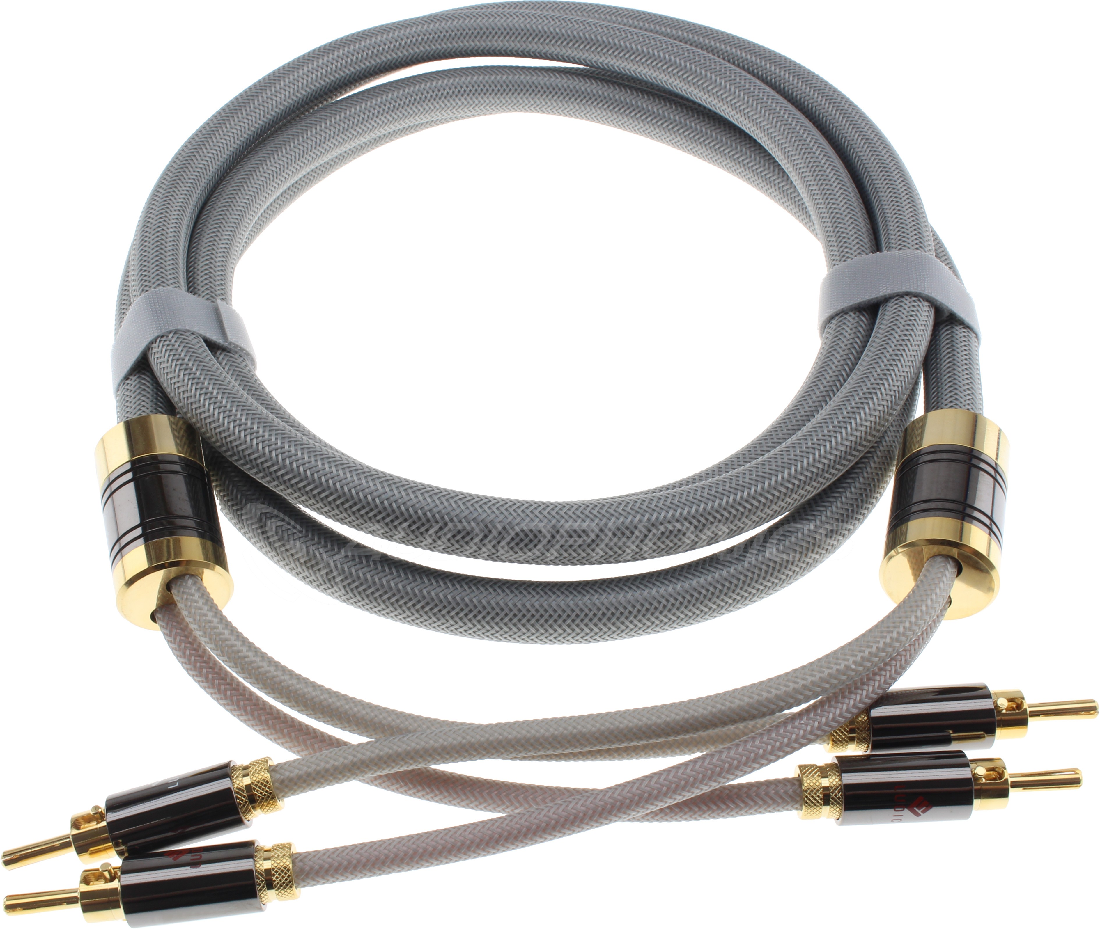 LUDIC MAGICA Speaker Cables Banana OCC Copper Gold Plated Cryogenic Treatment 2x3.5mm² 2.5m (Pair)