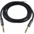 Male Jack 6.35mm to Male Jack 6.35mm Mono Cable Shielded Gold Plated 2m