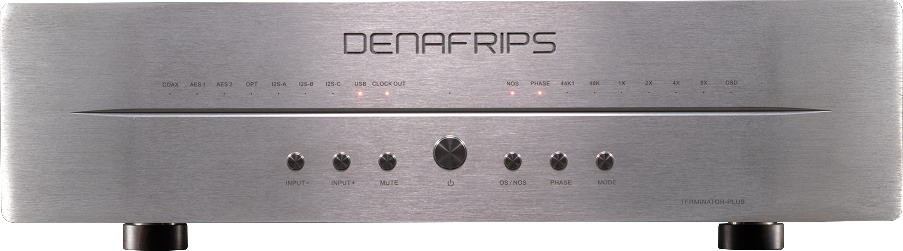 DENAFRIPS TERMINATOR PLUS 12TH DAC R2R NOS Symétrique 24bit 1536kHz DSD1024 Argent