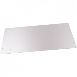 HIFI 2000 Facade aluminium 4mm Silver pour boitier Slimline 3U