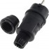 ABL HIGHTECH Schuko Connector E/F Type 16A IP54 Ø12.5mm Black