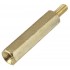 Brass Spacers Male / Female M2.5x25 + 6mm (x10)