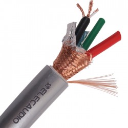 [GRADE S] ELECAUDIO CS-361B Power Cable OCC PTFE 3x2.5mm² Double shielding Ø17mm 1.9m