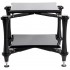 AUDIO BASTION XR-2 2-Tier Stainless Steel HiFi Stand 650x580x570mm Black