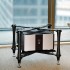 AUDIO BASTION XR-2 2-Tier Stainless Steel HiFi Stand 650x580x570mm Black