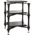 AUDIO BASTION XR-3 3-Tier Stainless Steel HiFi Stand 650x570x900mm Black