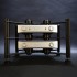 AUDIO BASTION DX-3S 3-Tier Stainless Steel HiFi Stand 388x298x380mm Black