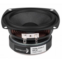 DAYTON AUDIO PC105-4 Haut-Parleur Large Bande 40W 4 Ohm 90.3dB 80Hz-15kHz Ø12.6cm