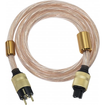 IFI AUDIO QUASAR Power Cable Schuko Type E/F to IEC C15 OFHC Copper Gold Plated 1.8m